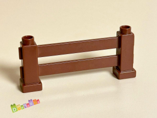 Lego Duplo Hnědý Plot / Ohrada