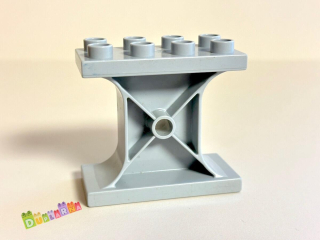 Lego Duplo Sloup široký šedý 