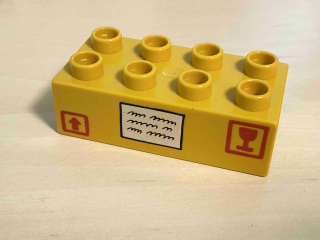 Lego Duplo - Kostka s potiskem - balík poštovní 