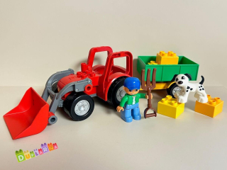 Lego Duplo 5647 - Traktor velký červený