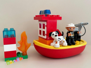 Lego Duplo 10591 - Hasičský člun / Loď - Hasiči